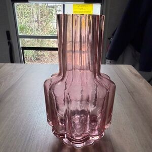 Valentines - Pink Glass Vase